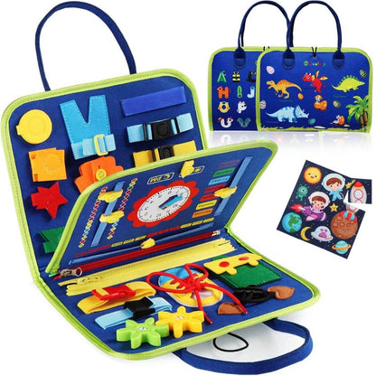 Busy Montessori Sensory Book – Portable Activity Kit for Toddlers