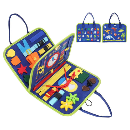 Busy Montessori Sensory Book – Portable Activity Kit for Toddlers